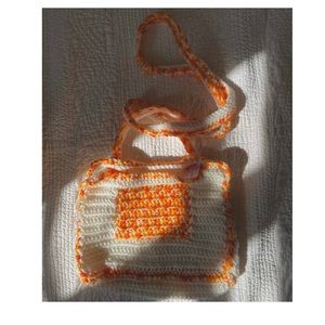 Crochet tote bag with adjustable straps - original bag